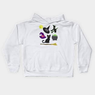 Halloween Witch Kids Hoodie